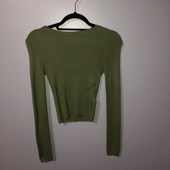 H&M Tops - navy green long sleeve